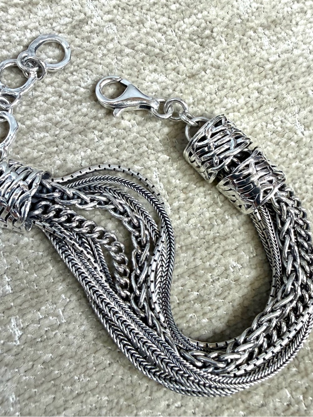 Silpada Silver ‘Talk of the Town’ Multi-Strand Bracelet - Picture 15 of 16
